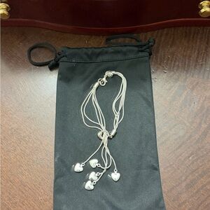 Silver Heart Charm silver 925 braslet new